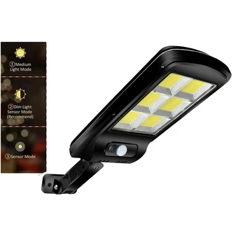 

120 LEDs Wireless Solar Wall Lights Outdoor Waterproof Light Control Garden Street Security Nightlight Solar Powered Lamps 3 mod