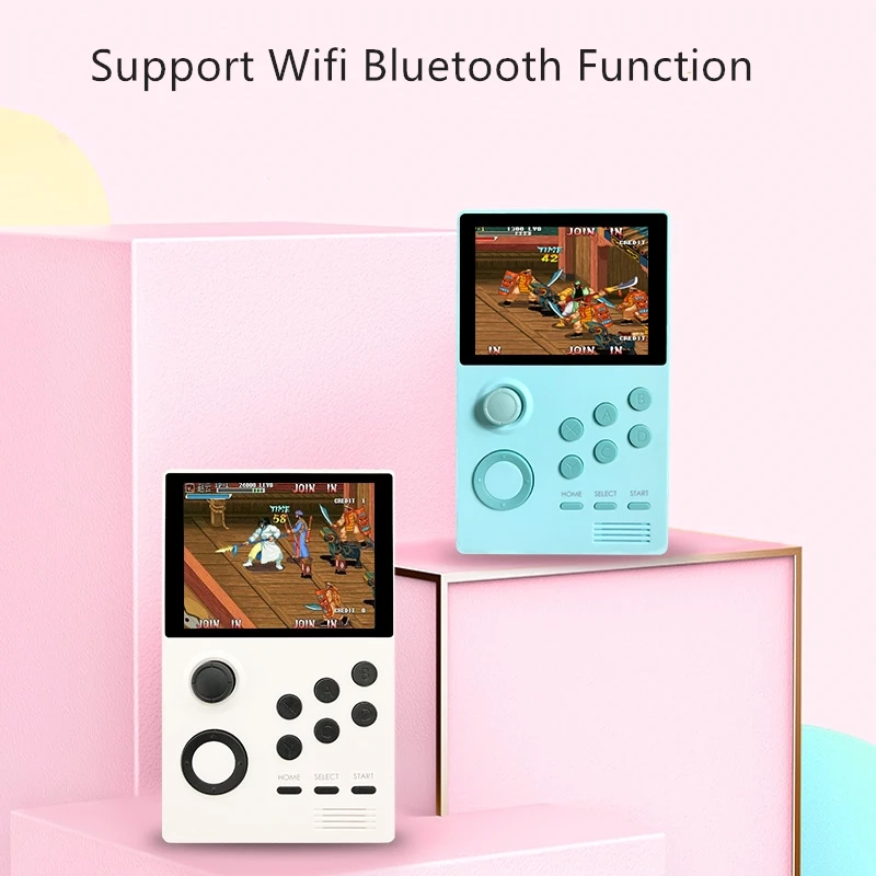 Powkiddy A19 новая Ретро портативная игровая консоль поддержка wifi ТВ подключение видео игровая консоль для PS N64 psp MD FC Эмулятор игры