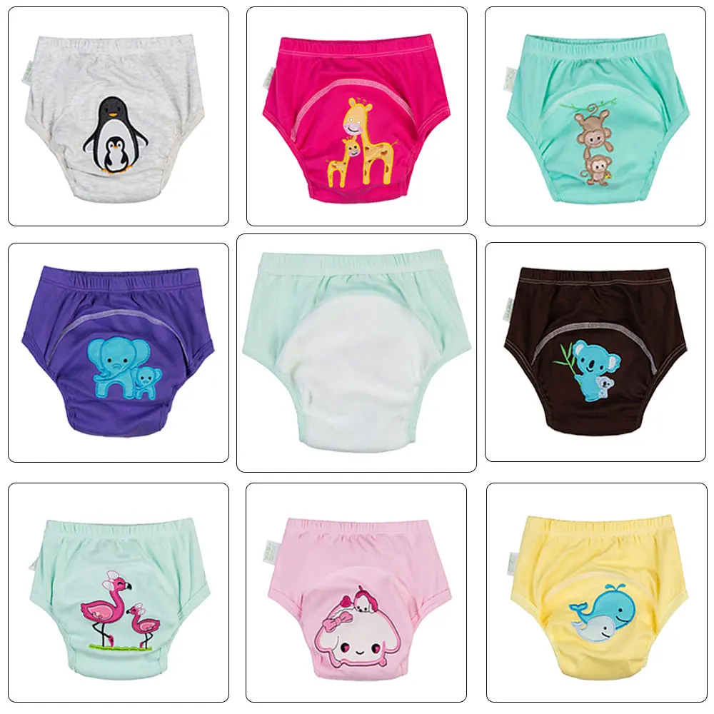 1 шт., Детские тренировочные штаны для новорожденных, нижнее белье, многоразовые моющиеся подгузники