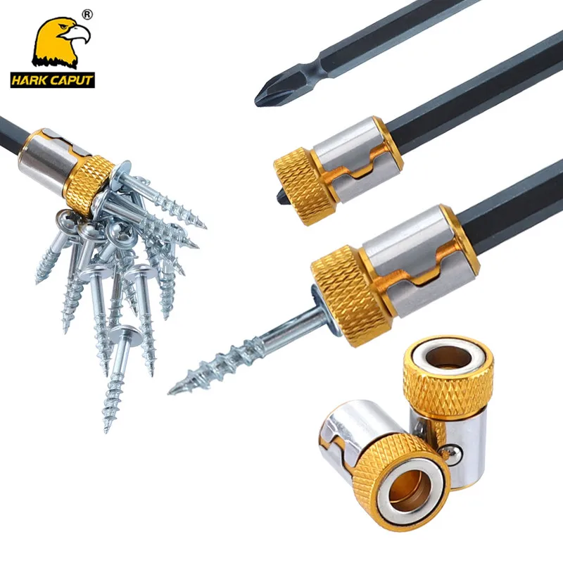 

1/4'' 6.35mm Magnetizer Ring S2 Alloy Steel Screwdriver Magnetic Ring Removable Bit Magnetizer For Hex Shank Electric Screwdrive