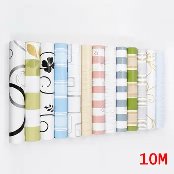 

10M PVC Waterproof Self adhesive Wallpaper Furniture Cabinet Wood Grain Sticker