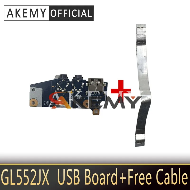 USB плата аудио разъем для ASUS GL552 GL552J GL552JX ZX50J ноутбук 100% TESED OK Бесплатный кабель |