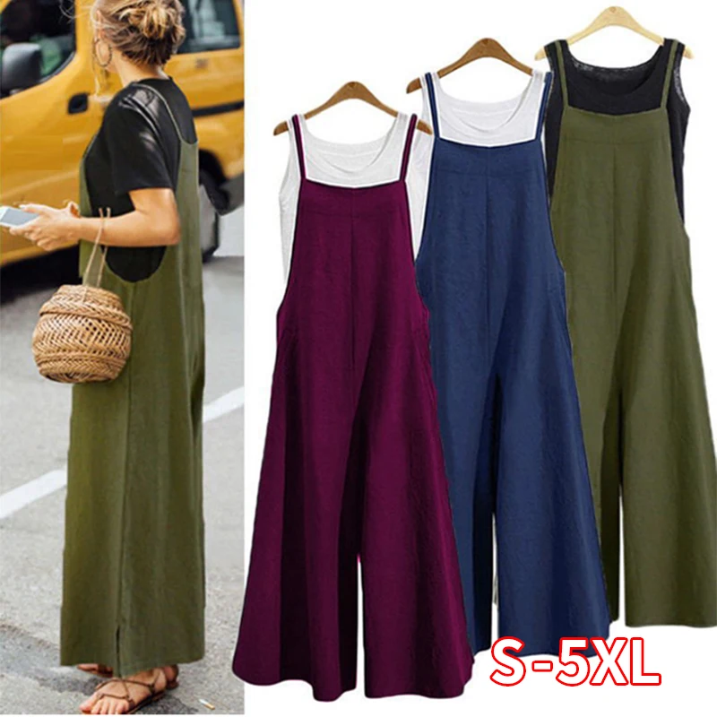 ladies baggy dungarees