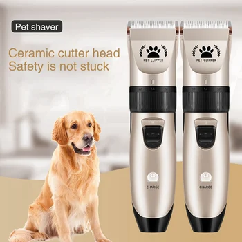 

Rechargeable Pet Dog Hair Trimmer Animal Grooming Clippers Cat Cutter Machine Shaver Electric Scissor Remover Haircut Machine