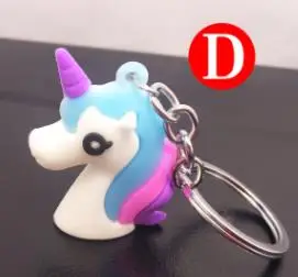 W4 1 шт. милые Kawaii Плюшевые игрушечные единороги мягкие животные Licorne игрушка для детей мягкий шар кулон гелевая ручка oyuncak школьный подарок - Цвет: W4