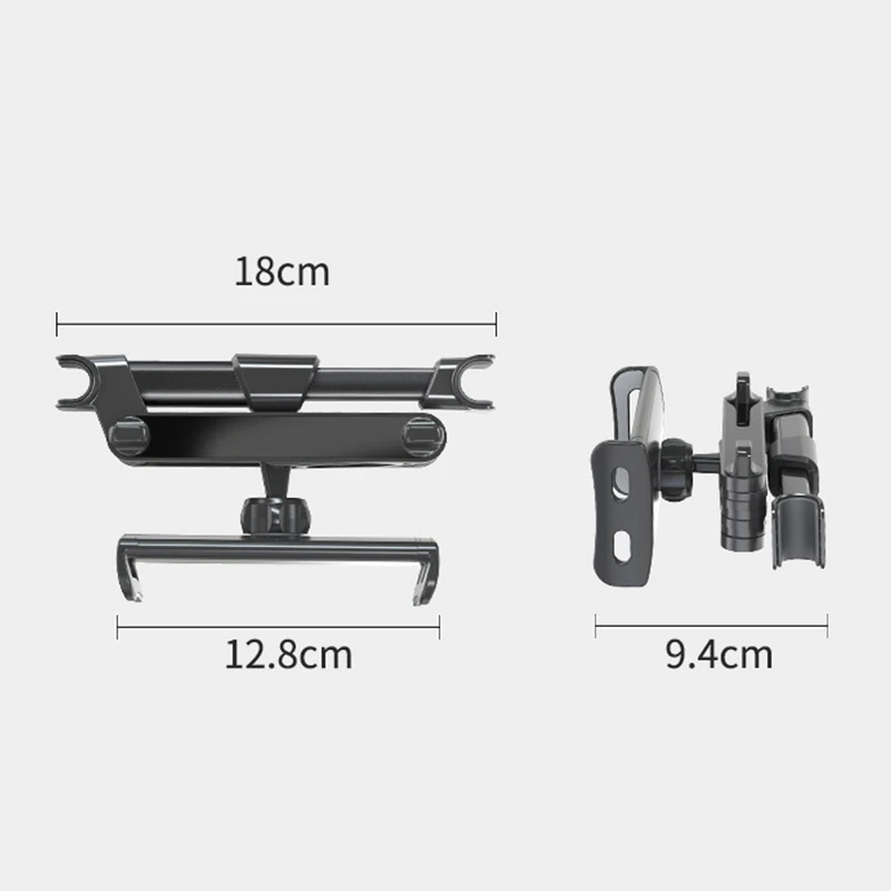 suporte telescópico de celular para descanso de cabeça para tablet embutido