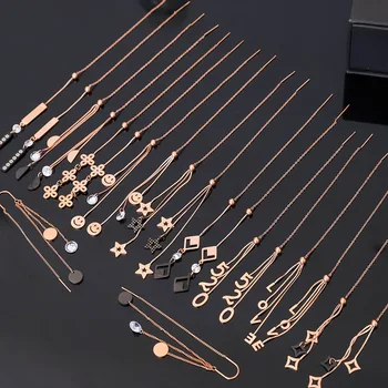 

30 Pairs/lot simple classical women stainless steel earrings jewelry wholesale 201029-10