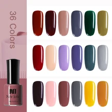NEE JOLIE лак для ногтей цвет насыщенный Зеленый Красный Черный Розовый Белый цвет ногти Декоративный Лак для ногтей легко наносить украшения ногтей 36 цветов 8 мл