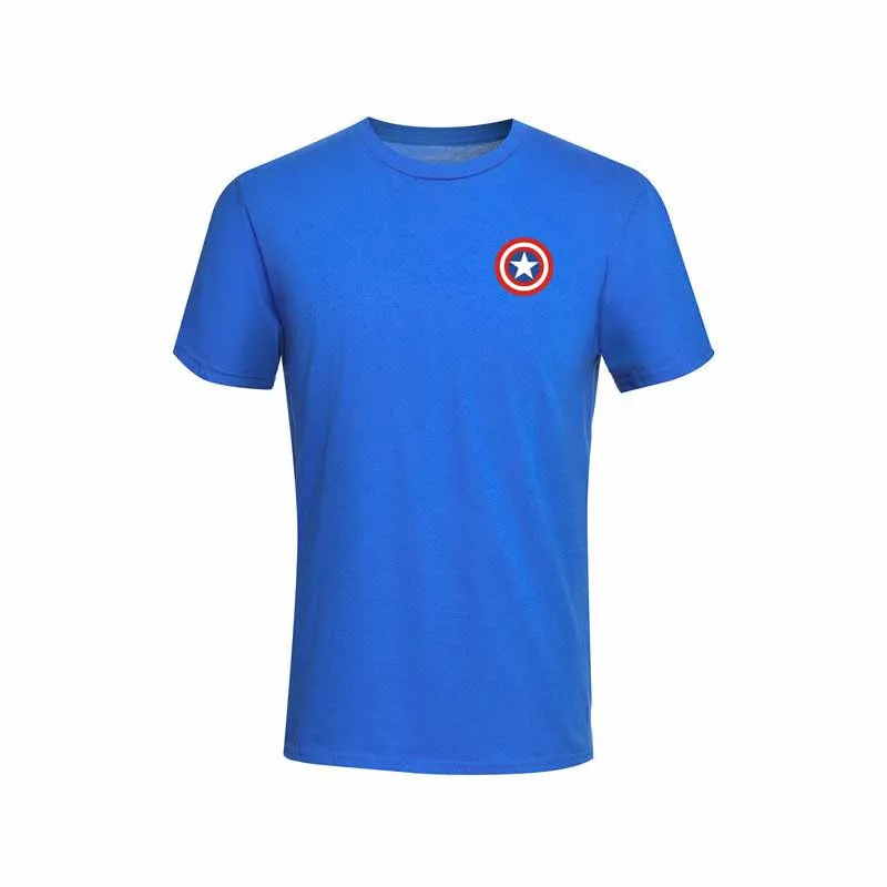 Summer U.S. Captain's Shield men's T-shirt new printed cotton T-shirt top casual brand pattern T-shirt hipster shirt Summer U.S. Captain's Shield men's T-shirt new printed cotton T-shirt top casual brand pattern T-shirt hipster shirt