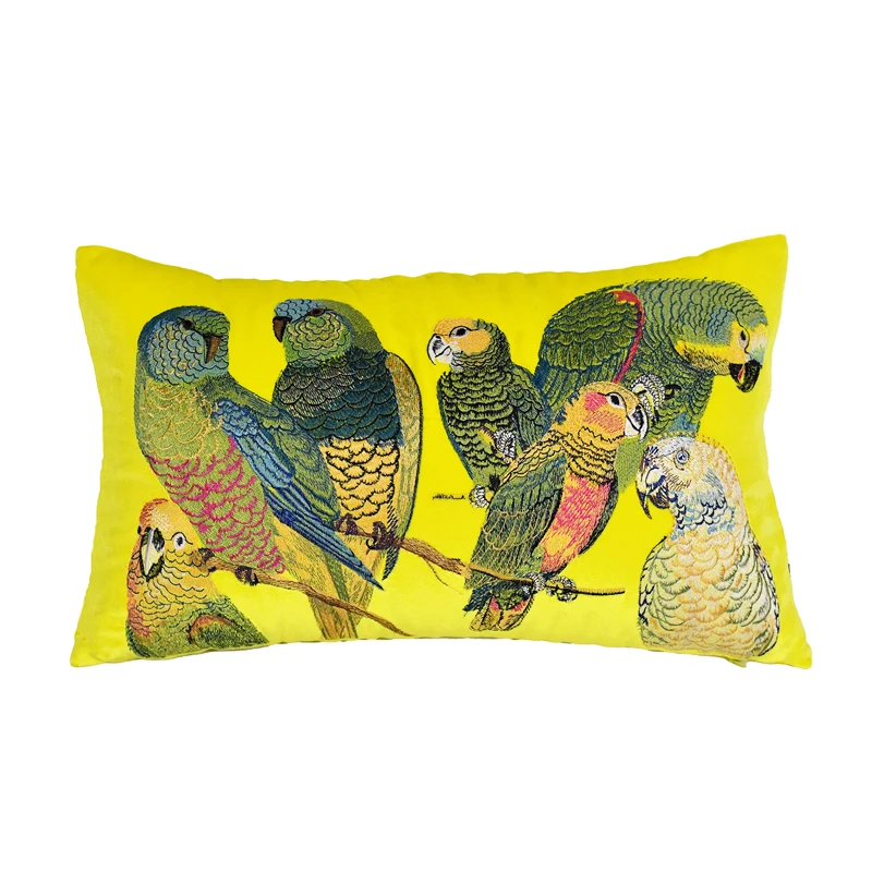 2021 Rams Embroidered Decorative Geometric Pillow Cushion Home Decor Embroidery COVER ONLY NO FILLINGS 