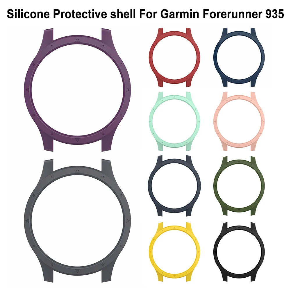 Garmin 포어 러너에 대 한 935 945 스마트 워치 실리콘 보호 케이스 Garmin 포어 러너에 대 한 모든 라운드 Shockproof 시계 다이얼 커버