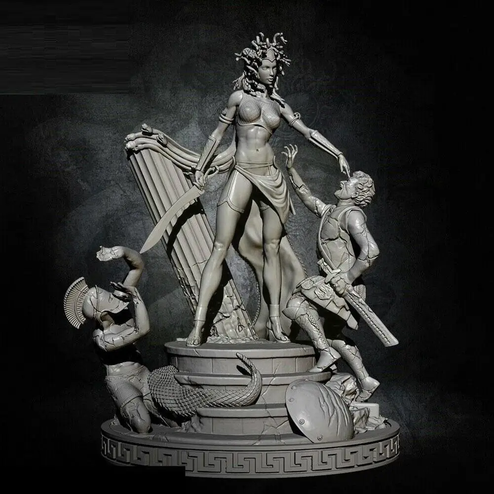1:32 Scale Resin Figure Unpainted Model Kit Queen Unassambled Medusa Collect Y0u9 | Игрушки и хобби