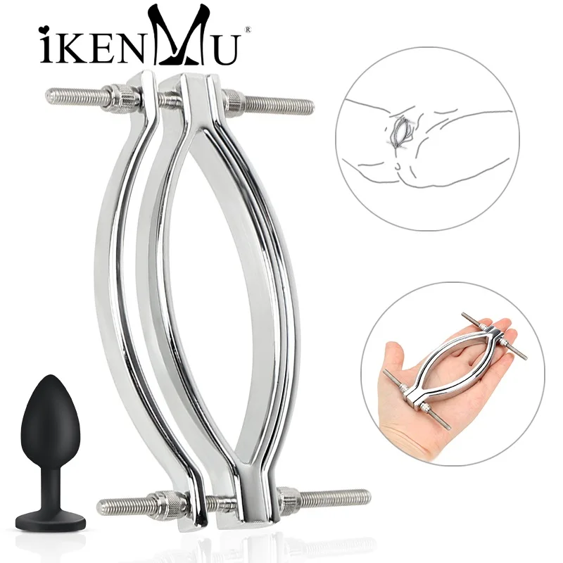 Labia Clips Sex Toys for Woman Clitoris Clamps Stainless Steel Pussy clip G-spot Stimulator Massage BDSM Vagina iKenmu Shop |