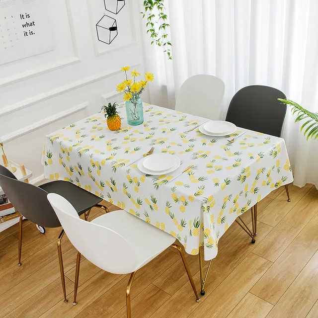 mat hersenen Inwoner Fruit Ananas Thuis Pvc Tafelkleed Waterdicht Tafelkleed Keuken Plastic Olie  Proof Tafelkleed Salontafel Tafelkleed|Tafelkleden| - AliExpress