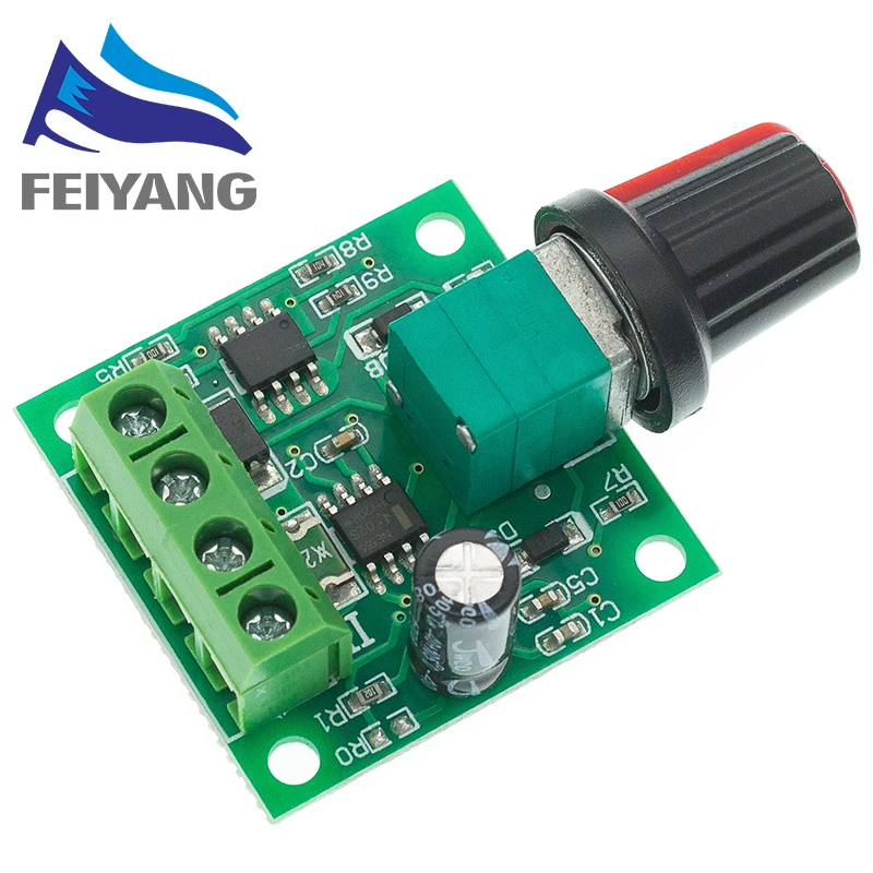 DC 1,8 V-35 V 2A 3A 5A 10A 30W 80W 90W PWM Motor Drehzahlregler Niederspannung Motor Drehzahlregler PWM Einstellbares Antriebsmodul – Detail 11