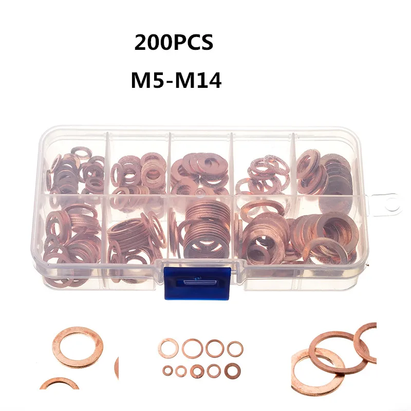 200 шт. медные кольца для шлагбаума M5/M6/M8/M10/M12/M14|Мойки| |
