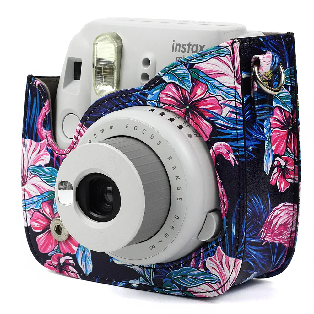 Чехол для Камеры Fujifilm Instax Mini 9 8 Комплект фильтров и сумок с фламинго комплект