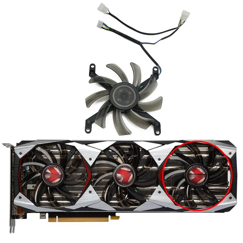 T129215su 0.50a Gtx/1080ti Cooler Fan Replace For Pny Manli Geforce Gtx  1080 Ti 11gb Xlr8 Gaming Oc Graphics Card Fan - Fans & Cooling - AliExpress