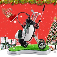 Подарок для гольфа, кожаный держатель ручек для гольфа с овальной основой для газона, уникальный подарок на день рождения, Рождество, подарок для коллегу в гольф, папе, украшение стола