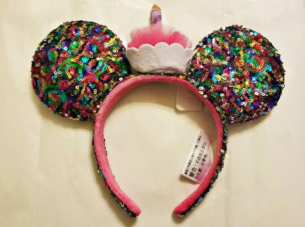 Новый костюм Disney Минни Микки 2020 с блестками Радуга аулани ушками торта Косплей