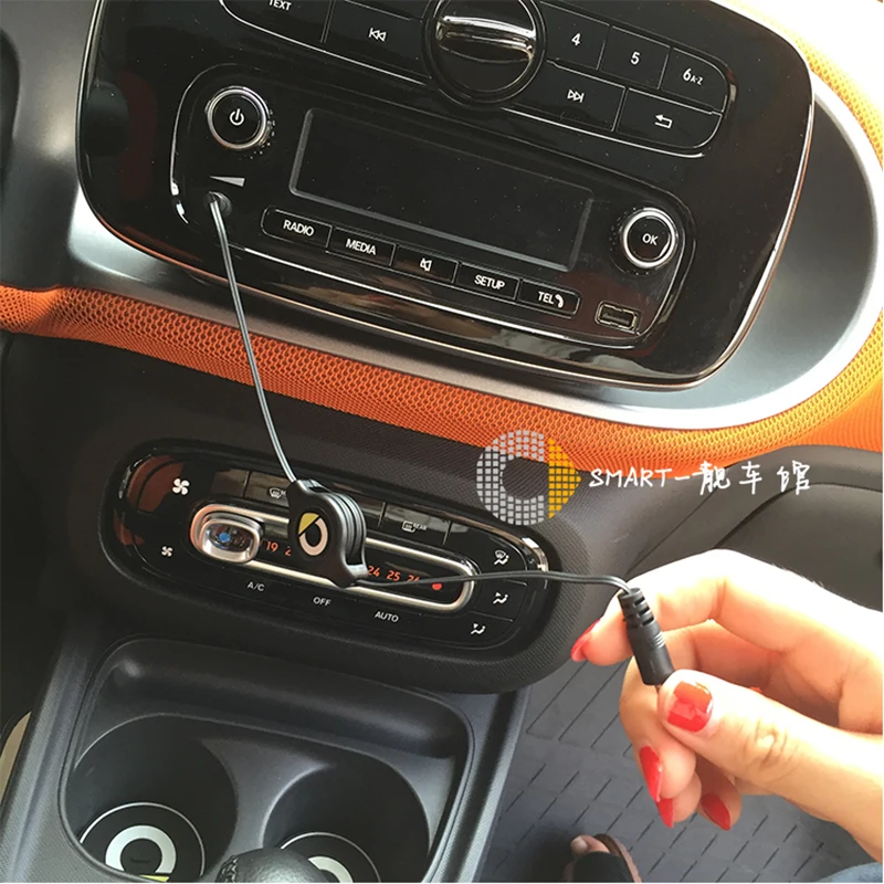 Аудиокабель 3 5 мм со штекером и Aux кабель для Mercedes Smart Fortwo Forfour 453 451 450 автомобильные