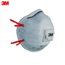 3M Противоаэрозольная фильтрующая полумаска 8132, FFP3 NR D, с клапаном выдоха, 10 шт./уп., 8132