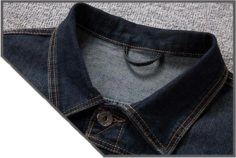 KIOVNO Fashion Men Casual Denim Vest Solid Color Loose Waistcoats For Male Sleeves Jeans Jackets Plus Size M-8XL  (8)