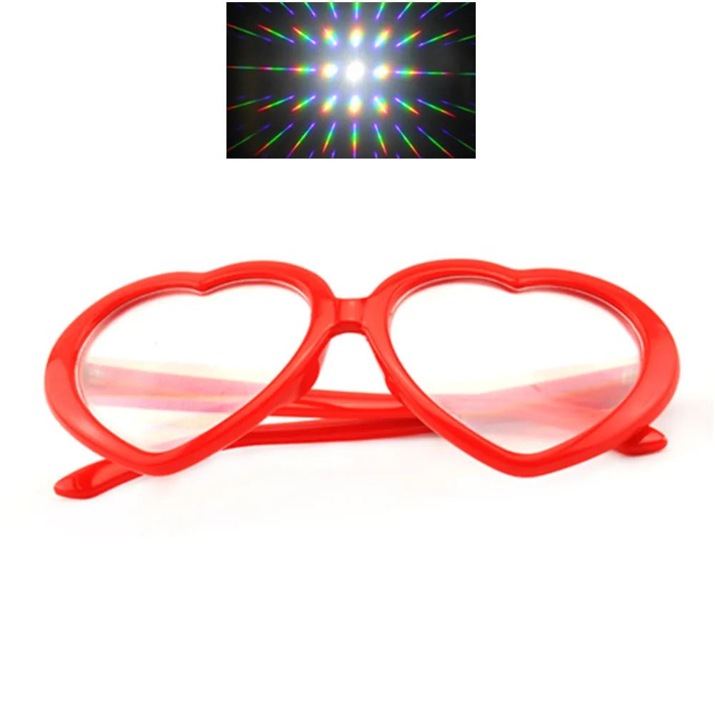 1pcs HONY 3D Ultimate Diffraction Glasses-3D Prism Effect EDM Rainbow Style Rave Frieworks Starburst Glasses for Festivals 