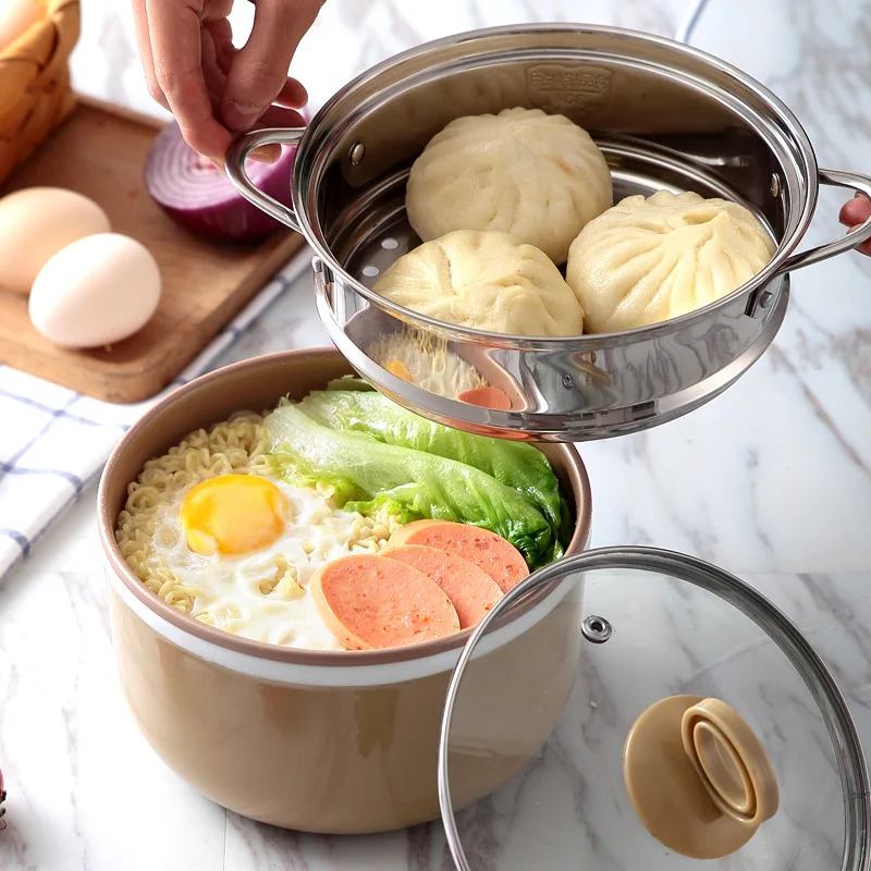 Multi-functional Egg Steamer Small Omelette Maker Mini egg cokker Boiled Egg Breakfast Machine Stew dan qi Household Electrical