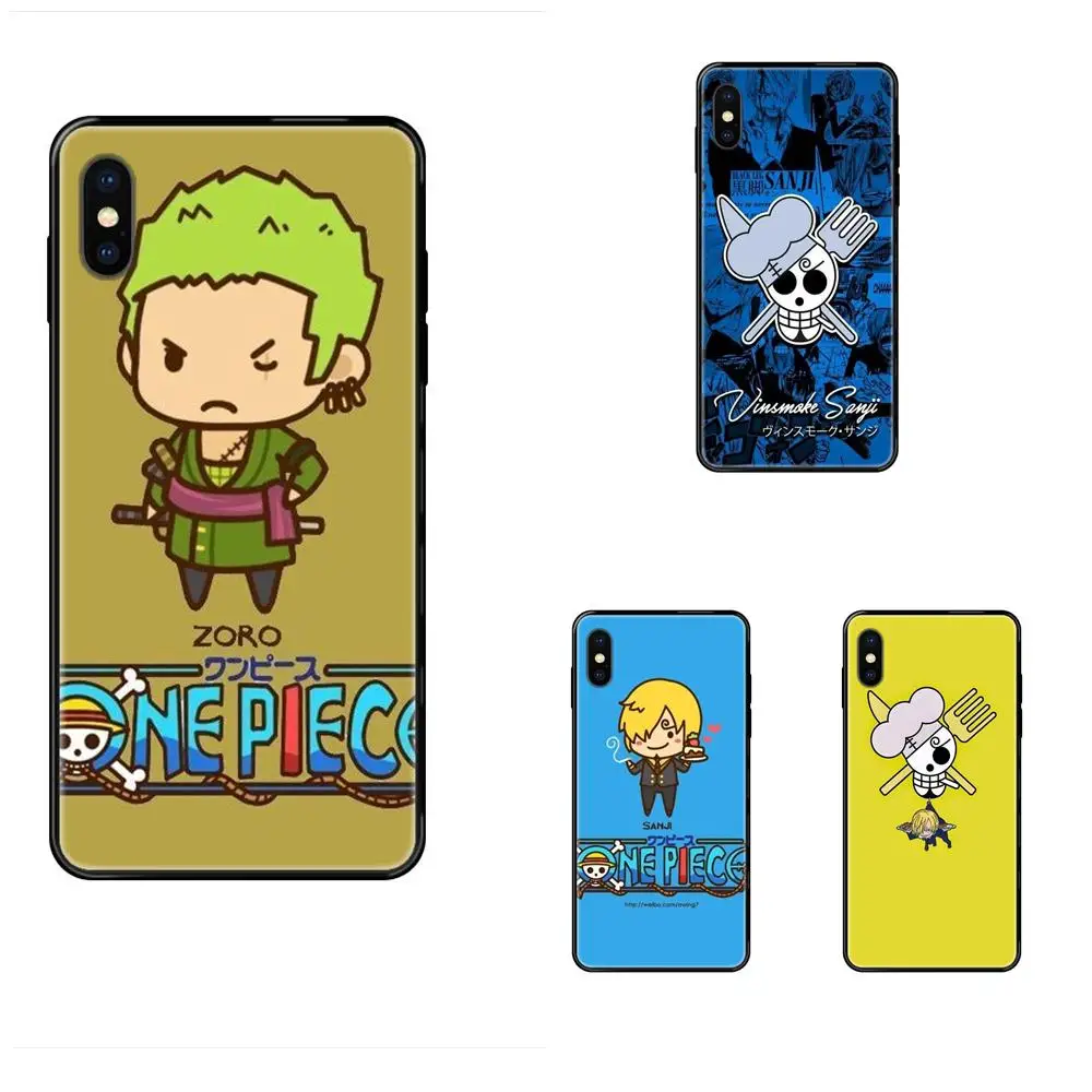Одна штука Sanji Skull Flagus для Galaxy A70 A71 A70E A5 A6 A7 A8 A10 A10S A20 A20S A20E A21S A30 A30S A40 A50 черный мягкий