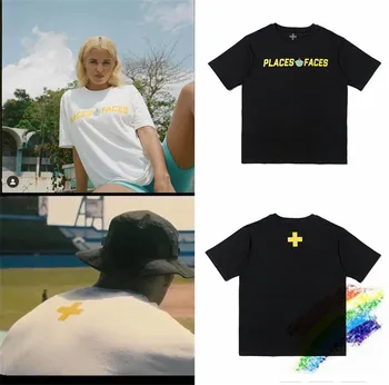 

2020ss Places+Faces T shirts Embroidery Best-quality Men Women Casaul Top Tee Places Plus Faces T-Shirts