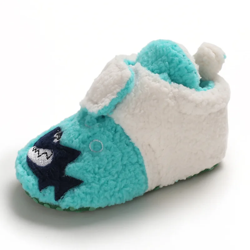 Explosion models winter 0-1 years old men and baby print animal pattern snow boots non-slip comfort baby baby toddler shoes