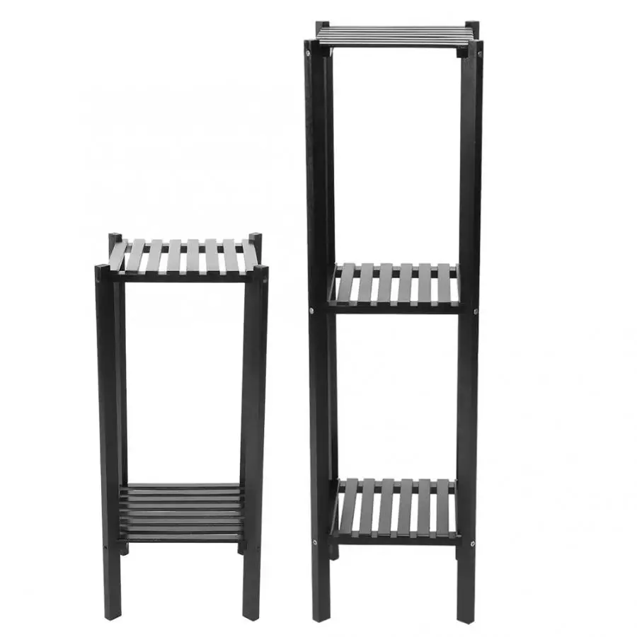 

1PC Bamboo Flower Stand Plant Flower Stand Rack Shelf Free Standing Plant Stand Holder Book Shelf Flower Rack 2 /3 Tier