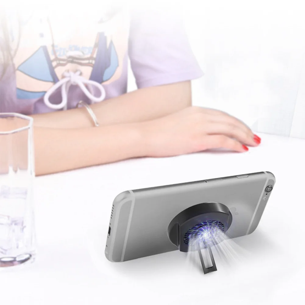 

Universal Cooler Portable Gaming Mobile Phone Cooler Holder Mute Gamepad Shooter Radiator Heat Sink Stand Game Cooling Fan Pad