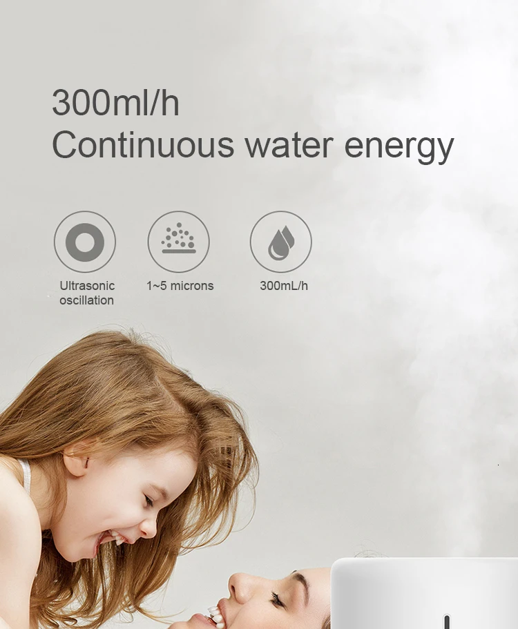 Xiaomi 5L Air Humidifier Large Aromatherapy Machine Ultrasound Atomization Humidifier Office Household 35DB Mute Humidifier