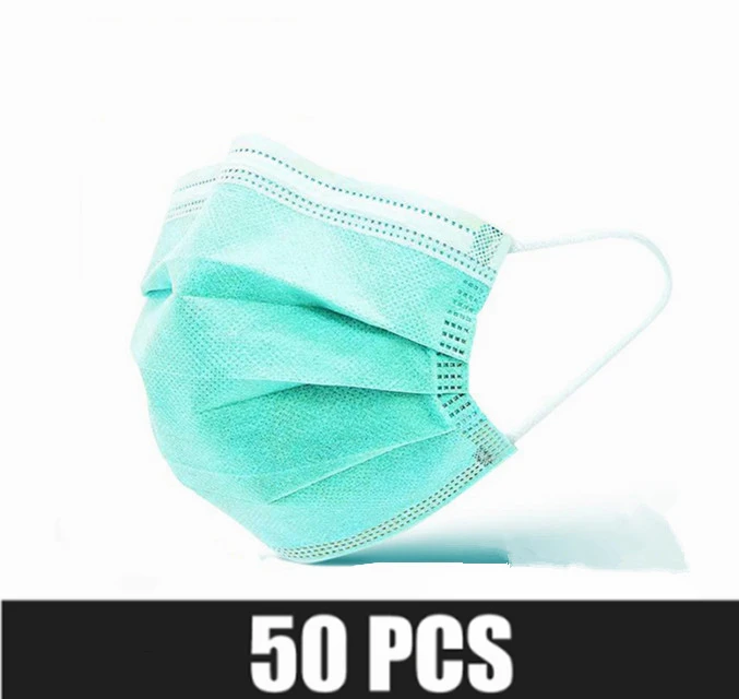 50PCS Mask Green