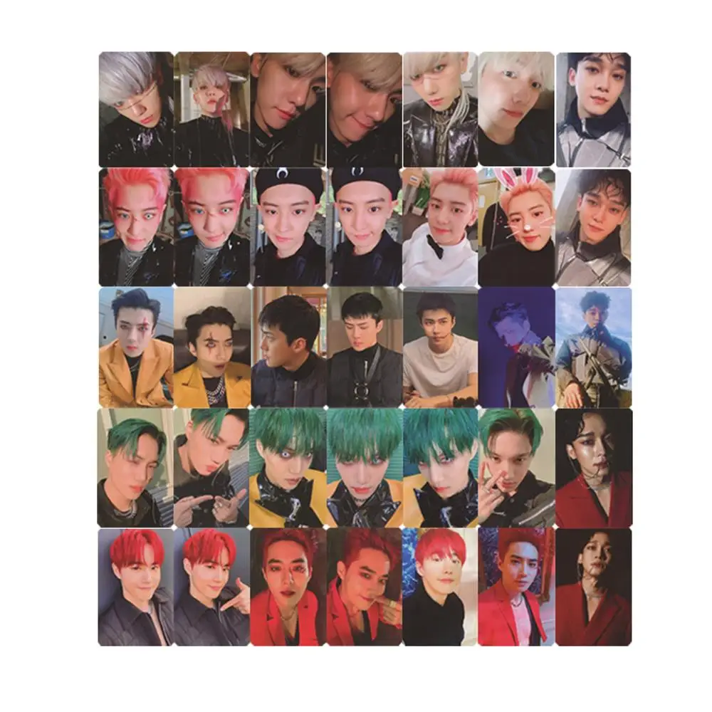 Kpop EXO Android автограф Фотокарточка Baekhyun Kai альбом фотография 6 шт.|Визитки| |
