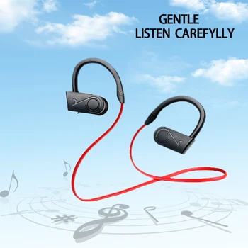 

Bass Wireless Earphones Bluetooth Ear Hook Sport Running Headphone For Xiaomi iPhone Samsung Android phone Headset