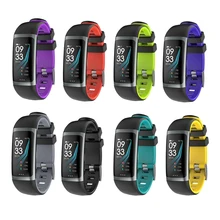 0,9" Смарт-Браслет спортивный шагомер часы браслет сердечного ритма кровяное давление фитнес-трекер для Android IOS