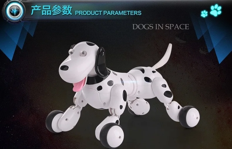 Golden Light 777-338 Intelligent Robot Dog 2.4G Wireless Remote Control Dog Smart Programmable Electric Educational