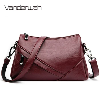 

Luxury Handbags Women Bag Designer Casual Women's Splicing Crossbody Bag PU Leather Shoulder Bag for Women High Quality Handbags