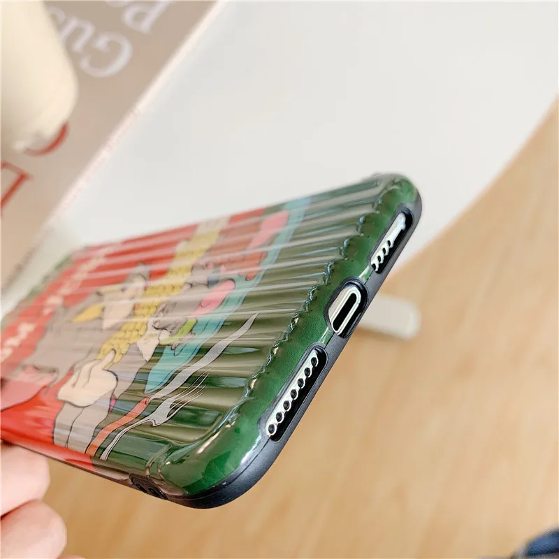 Милый чемодан с рисунком кота и мыши, чехол для iPhone X XS MAX XR 6 7 8 6s plus, забавная задняя крышка Tom Jerry