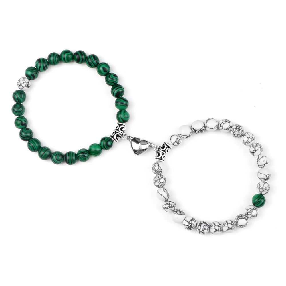 Bracelet couple personalisé | Bracelets distance | Saint Valentin