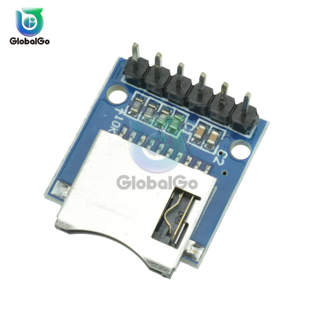 

6Pin Male Connector Micro SD Storage Expansion Board Mini Micro SD TF Card Memory Shield Module With Pins for Arduino