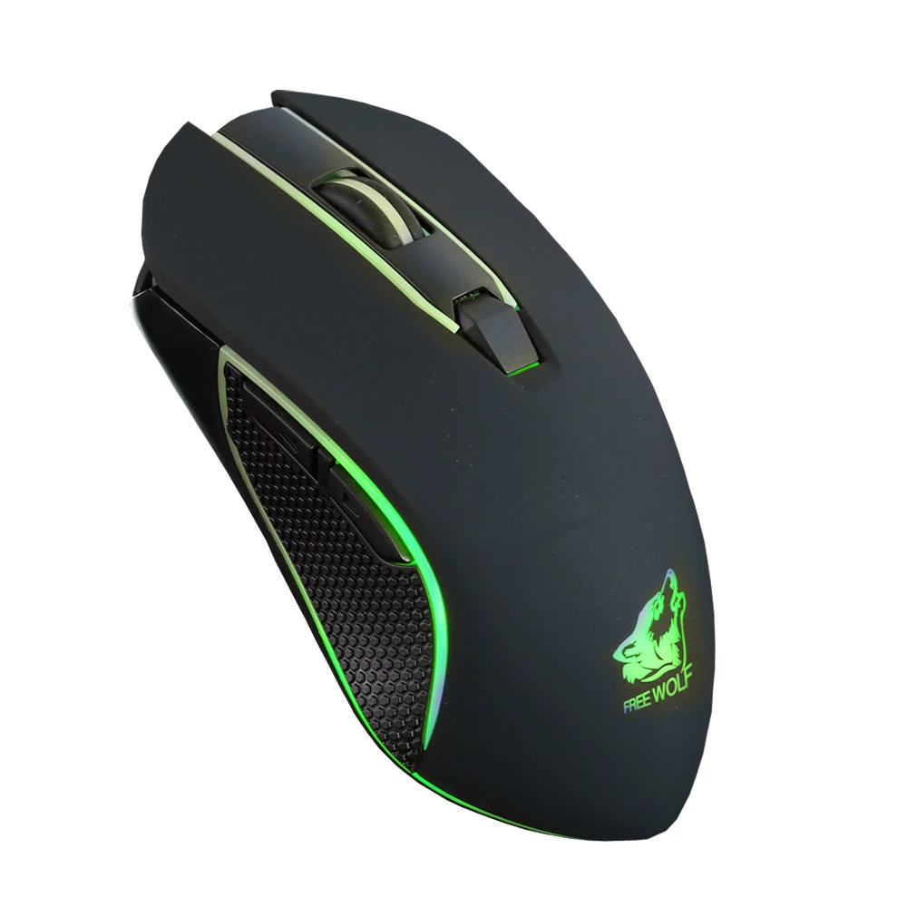 X9-White Rechargeable Wireless Silent led Backlit USB Optical Ergonomic Gaming Mouse mice 1 pcs