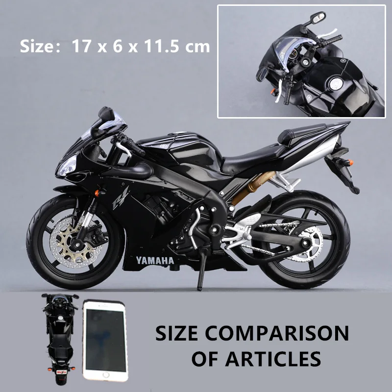 Maisto 1:12 Yamaha R1 оригинальная Авторизованная модель мотоцикла из сплава игрушечный автомобиль Коллекционирование