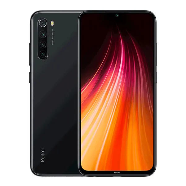 Смартфон Xiaomi Redmi Note 8 с глобальной ПЗУ, 4 ГБ, 64 ГБ, Восьмиядерный процессор Snapdragon 665, 6,3 дюйма, 48мп, четырехъядерный, задняя камера, мобильный телефон - Цвет: Note 8 Black