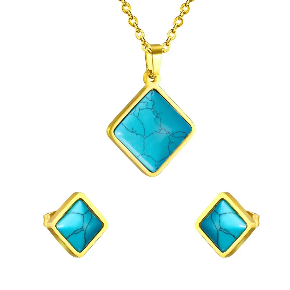 Комплект ювелирных изделий LUXUKISSKIDS винтажный комплект из колье и сережек