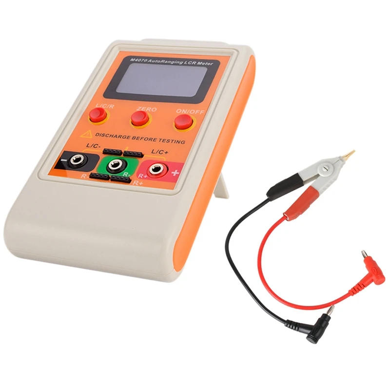 

Portable Digital LCR Meter AutoRange Component Capacitance Inductance Tester Large LCD Display USB Charge LCR Tools Data Record
