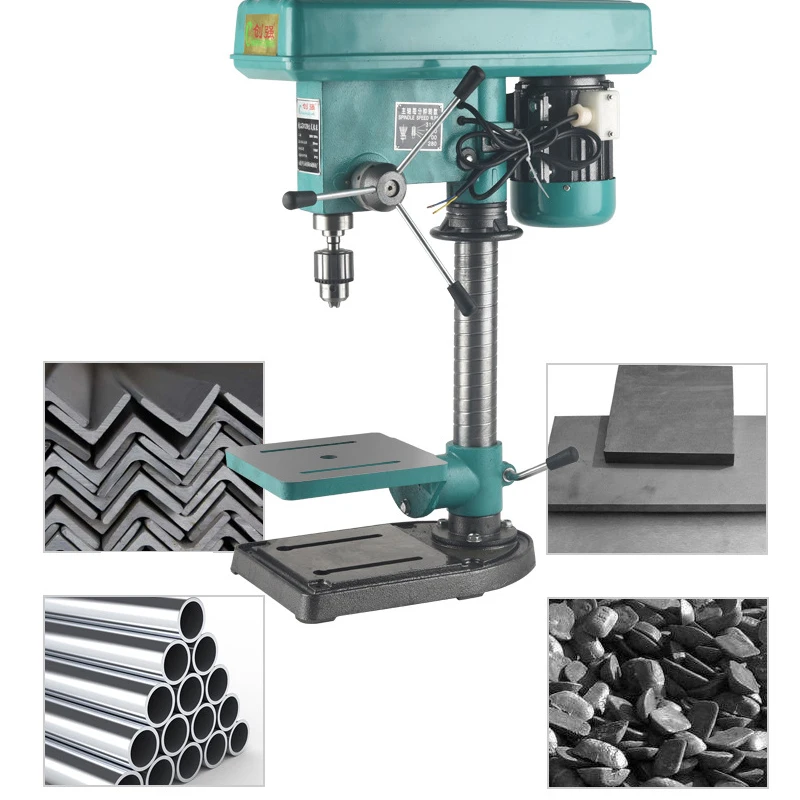 

220V/750W Industrial Grade Bench Drill Z516 Household Bench Drill Small Motor Parts High Power Drilling And Milling Machine